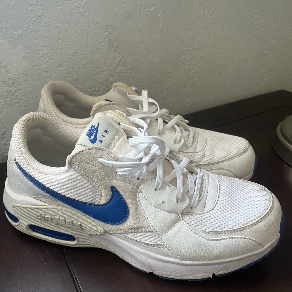 Nike Air White and Blue Athletic Men's Shoes CD4165-112 SIZE 10 - Picture 6 of 8